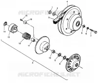 FRIZIONE DRIVEN Sportsman 4x4 W968040 (4935943594C002)