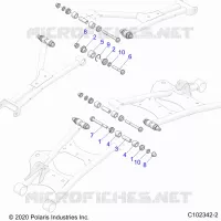 SOSPENSIONE POSTERIORE CONTROL ARM, MOUNTING