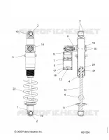 SUSPENSION, AMMORTIZZATORE POSTERIORE TRACK, VELOCITY