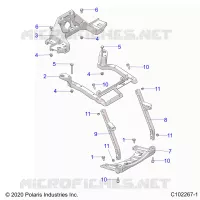 RACK ANTERIORE SUPPORT
