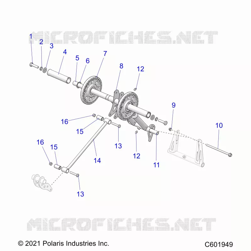 SUSPENSION, POSTERIORE COPPIA ARM