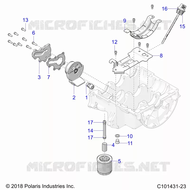 MOTORE, OIL SYSTEM