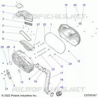 TRASMISSIONE, CLUTCH COVER AND DUCTING