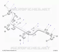 SUSPENSION, REAR, BARRA DI STABILIZZAZIONE