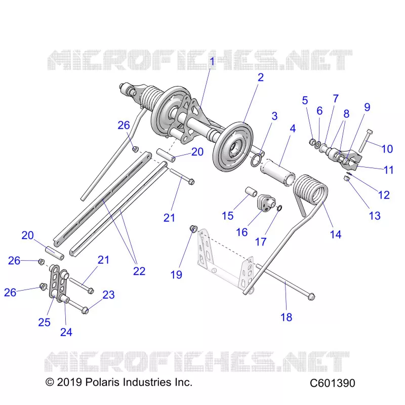 SUSPENSION, POSTERIORE COPPIA ARM