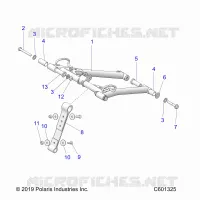 SUSPENSION, ANTERIORE COPPIA ARM