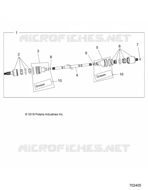 TRASMISSIONE, REAR HALF SHAFT