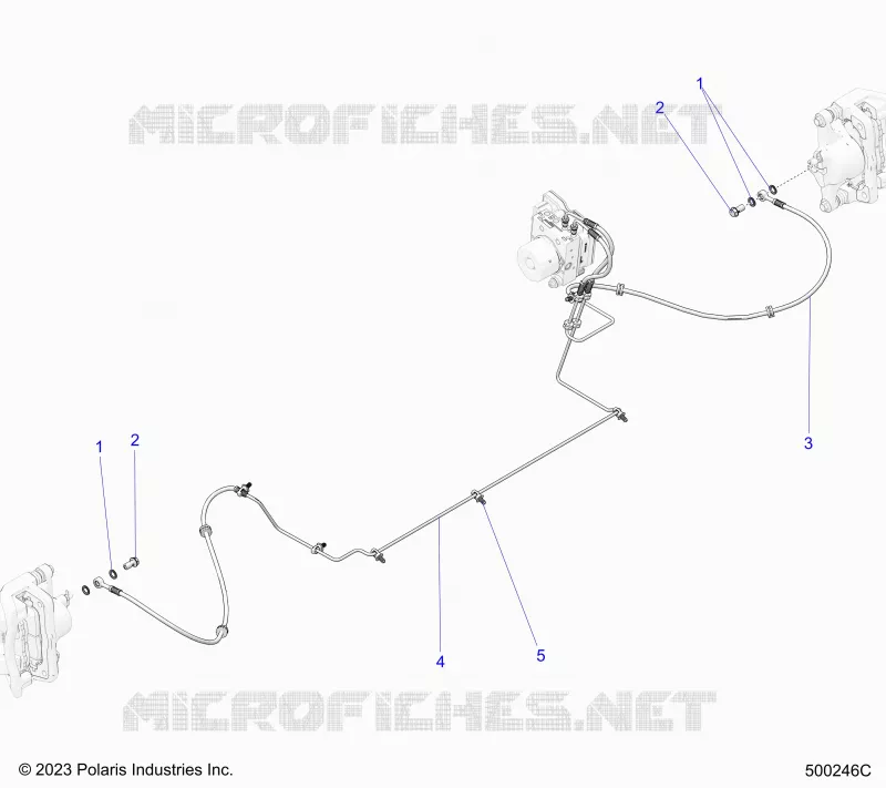 FRENO ANTERIORE BRAKE LINE