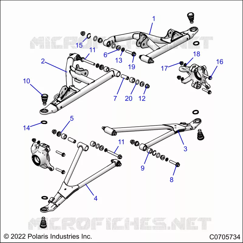 SOSPENSIONI ANTERIORI CONTROL ARMS