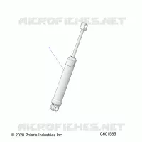 SUSPENSION, AMMORTIZZATORE POSTERIORE TRACK