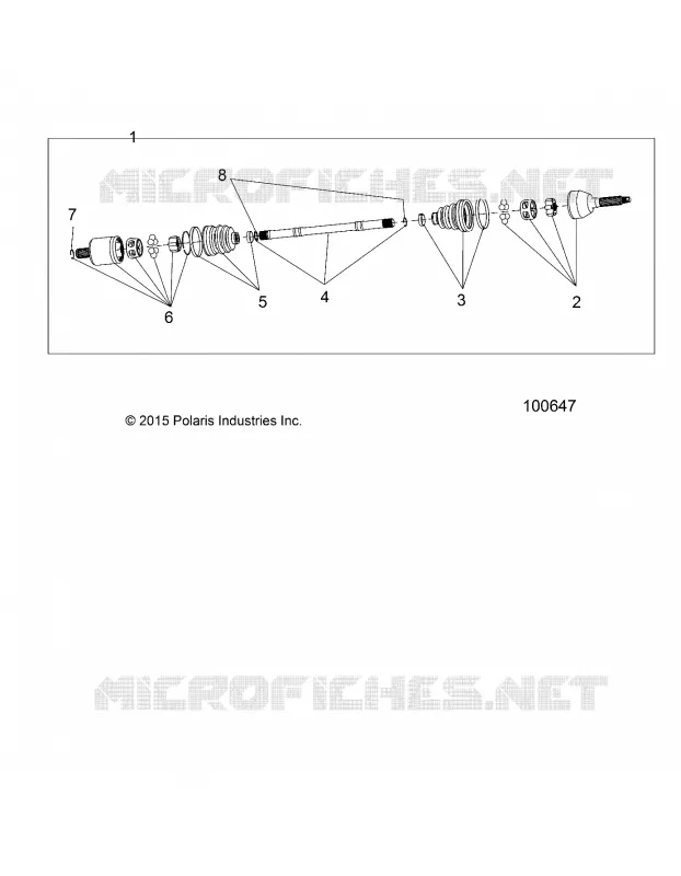 TRASMISSIONE, FRONT HALF SHAFT