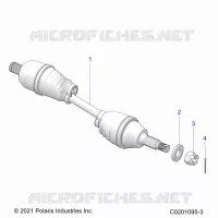 DRIVE TRAIN, HALF POSTERIORE ALBERO