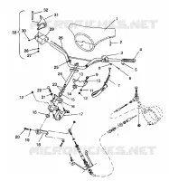 INSIEME DELLO STERZO SLT 750 B944170 (4925942594009A)