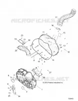 TRASMISSIONE, COPERCHIO FRIZIONE AND DUCTING