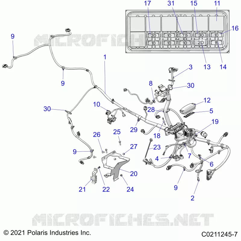 ELETTRICO, MAIN WIRE HARNESS