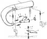 IMPIANTO DI SCARICO 500 EFI 0942774 and EFI SKS 0942574 (4924982498028A)