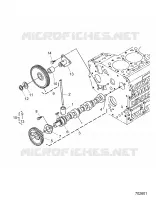 MOTORE, CAMSHAFT AND IDLE GEAR SHAFT