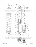 AMMORTIZZATORE POSTERIORE TRACK (1543574)