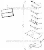 KIT DI STRUMENTI  Scrambler 500 W97BC50A (4943074307C012)
