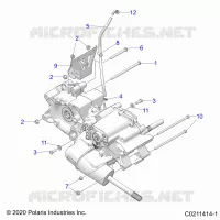TRASMISSIONE, MAIN GEARCASE MOUNTING