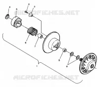 FRIZIONE DRIVEN ASSEMBLY SPORT 0940443 and SPORT SKS 0940243 (4925052505028A)