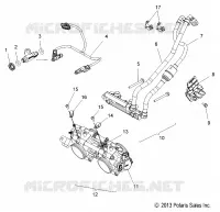 SISTEMA DI ALIMENTAZIONE CARBURANTE, RAIL, LINES and corpo farfallato