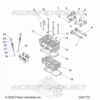 ENGINE, CYLINDER/TESTA CILINDRO ASM.
