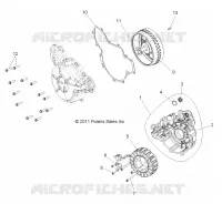 MOTORE, STATOR AND COVER