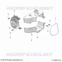 ENGINE, FAN COVER AND SINDONE