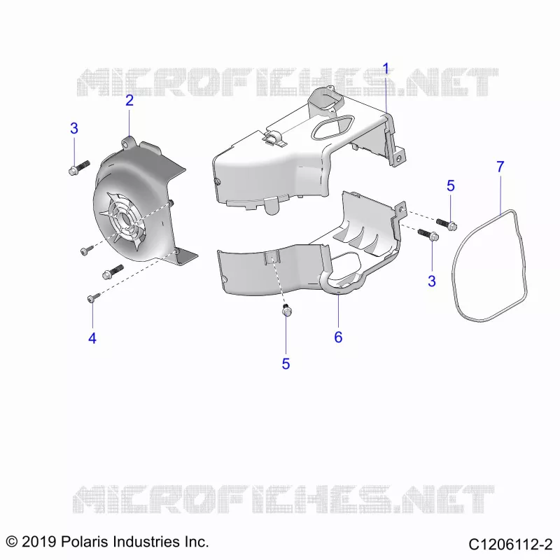 ENGINE, FAN COVER AND SINDONE