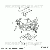CHASSIS, TELAIO PRINCIPALE AND SKID PLATES