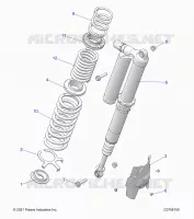 SUSPENSION, REAR SHOCK MONTAGGIO, ULTIMATE