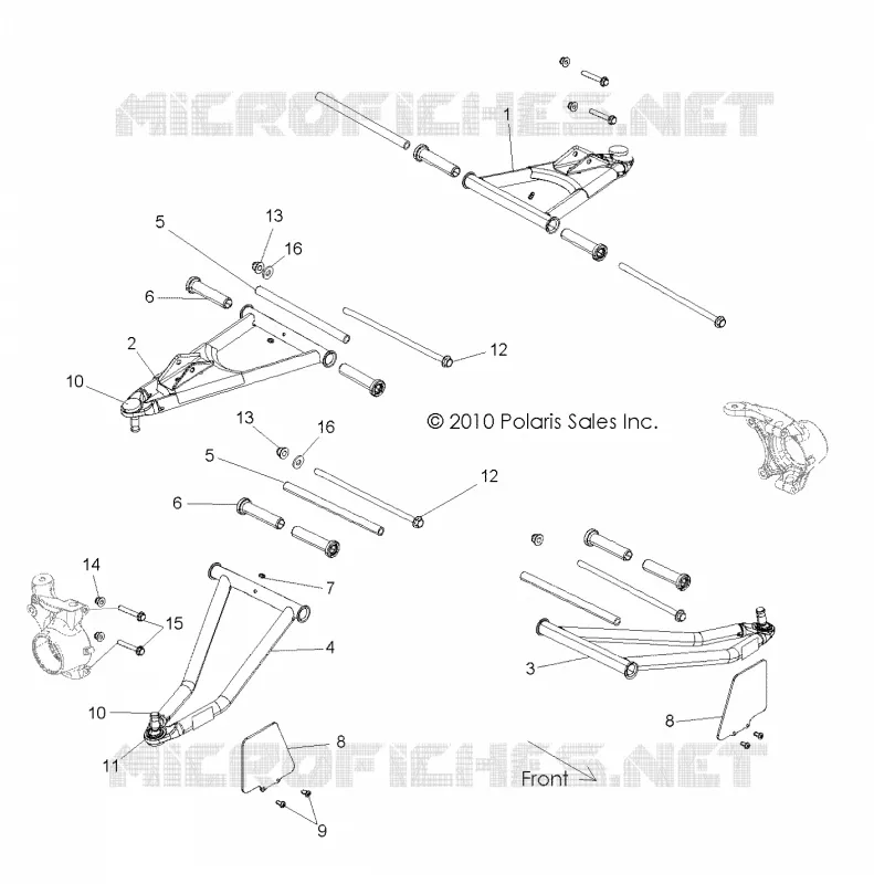 SOSPENSIONI ANTERIORI CONTROL ARMS