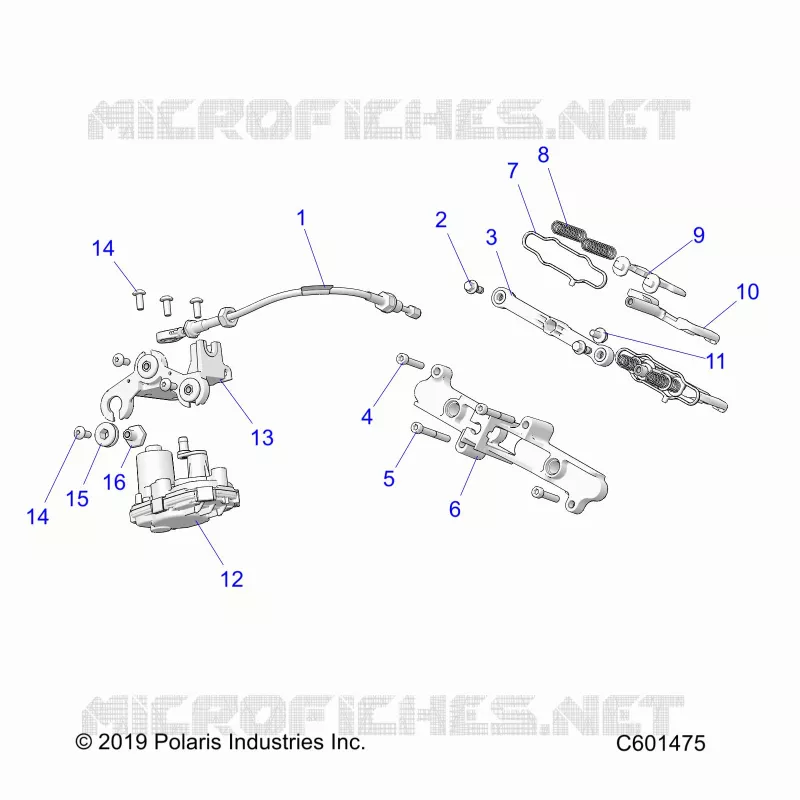 ENGINE, VALVOLA SCARICO ASM. AND ACTUATOR