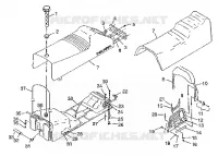 SEDILE   SERBATOIO DI GAS 700 RMK 0980966 and EUROPEAN 700 RMK E980966 (4943724372A006)