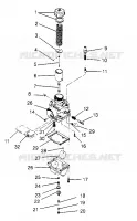 CARBURATORE XLT RMK 0960956, XLT SKS 0960556 AND EUROPEAN XLT SKS E960556 (4931813181D004)