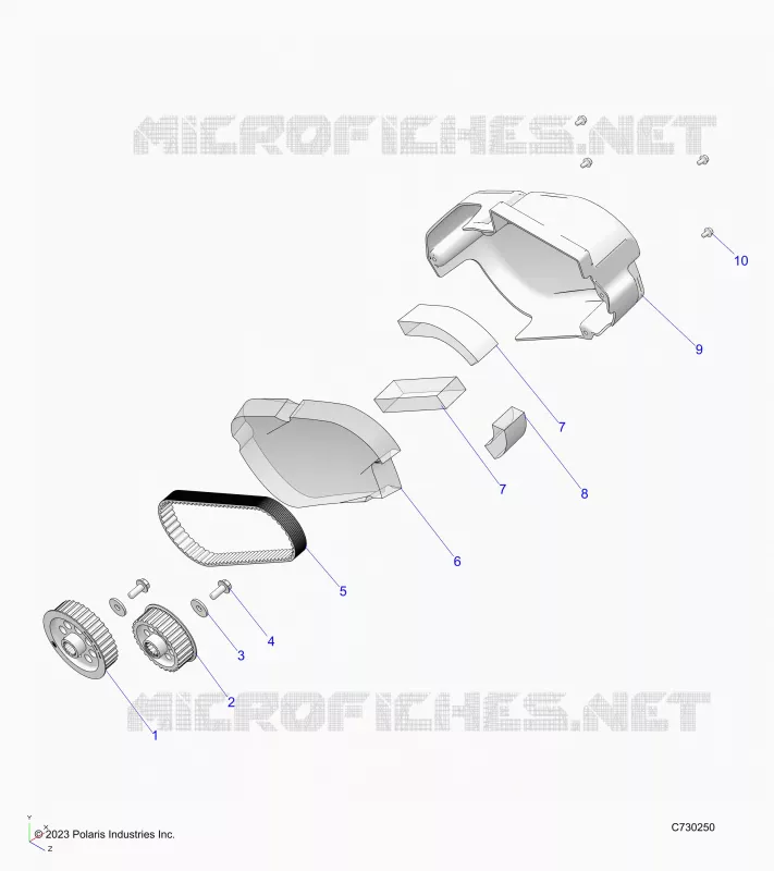 ELETTRICO, MOTOR-EV, BELT, COVER AND SPROKETS