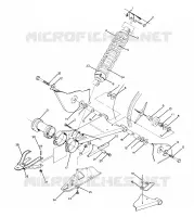 SWING ARM WELDMENT AND AMMORTIZZATORE POSTERIORE ASSEMBLY (4917721772021A)