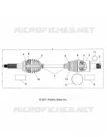 TRASMISSIONE, REAR HALF SHAFT