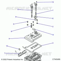 ENGINE, THROTTLE BODY AND VALVOLA COPERTURA