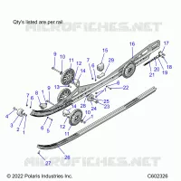 SUSPENSION, RAIL BEAM LH/RH