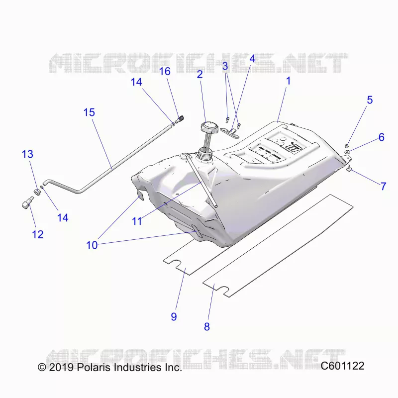 SISTEMA DI ALIMENTAZIONE CARBURANTE, FUEL TANK ASM.