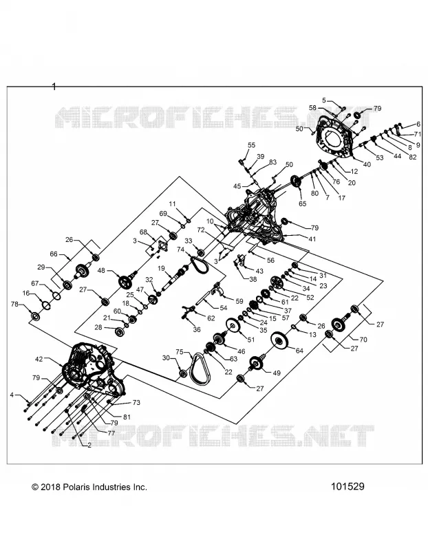 DRIVE TRAIN, PRINCIPALE SCATOLA INGRANAGGI