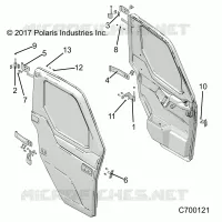 PORTE, FRONT, MOUNTING
