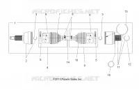 DRIVE TRAIN, DRIVE POSTERIORE ALBERO