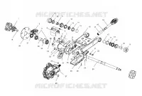 SWING ARM/REAR SCATOLA INGRANAGGI MONTAGGIO