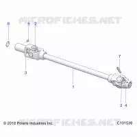 TRASMISSIONE, FRONT PROP SHAFT