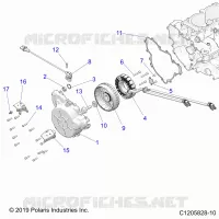 ENGINE, STATOR AND FLYRUOTA