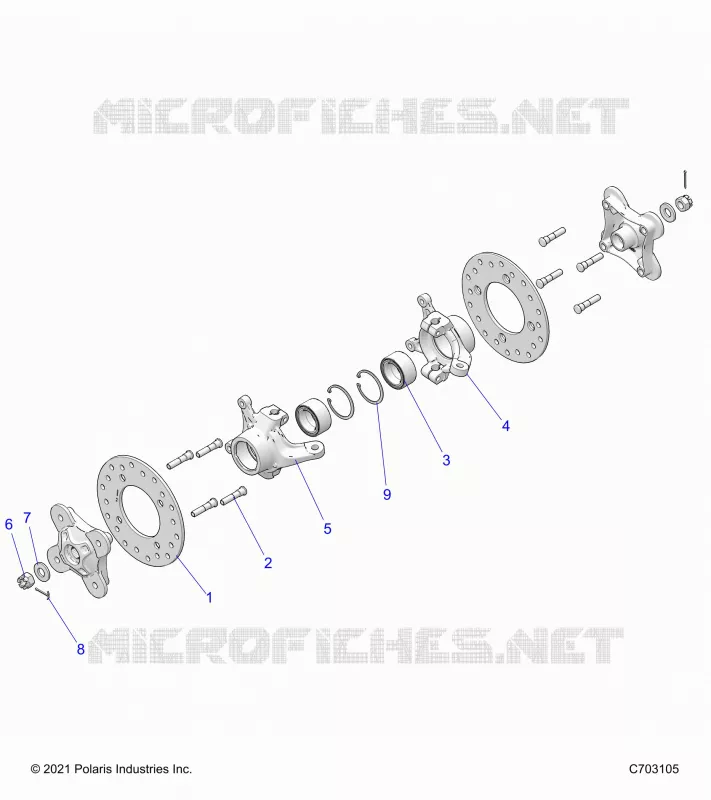 SOSPENSIONI ANTERIORI CARRIER AND HUB