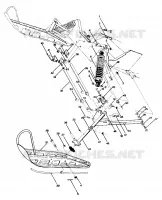 SOSPENSIONI ANTERIORI AND SCIARE Sport, Trail, 400 and 600 (4912701270007A)